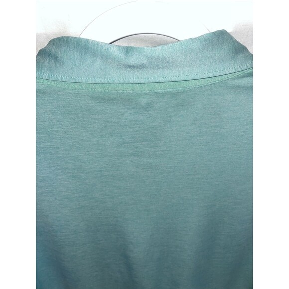 Peter Millar Polo Golf Shirt Men’s Size 2XL Blue Short Sleeve Missing Button - Picture 9 of 12